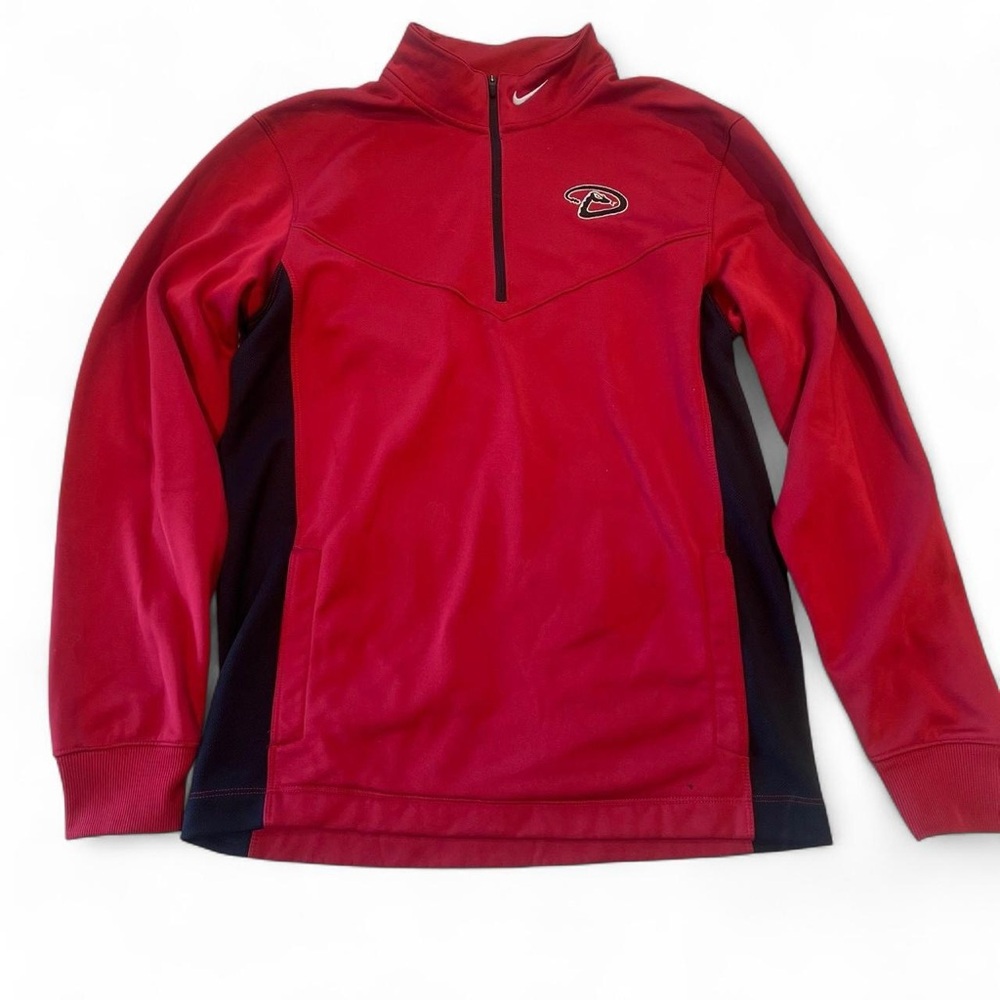 Nike Golf Red and Black Performance Arizona Diamondbacks Pullover